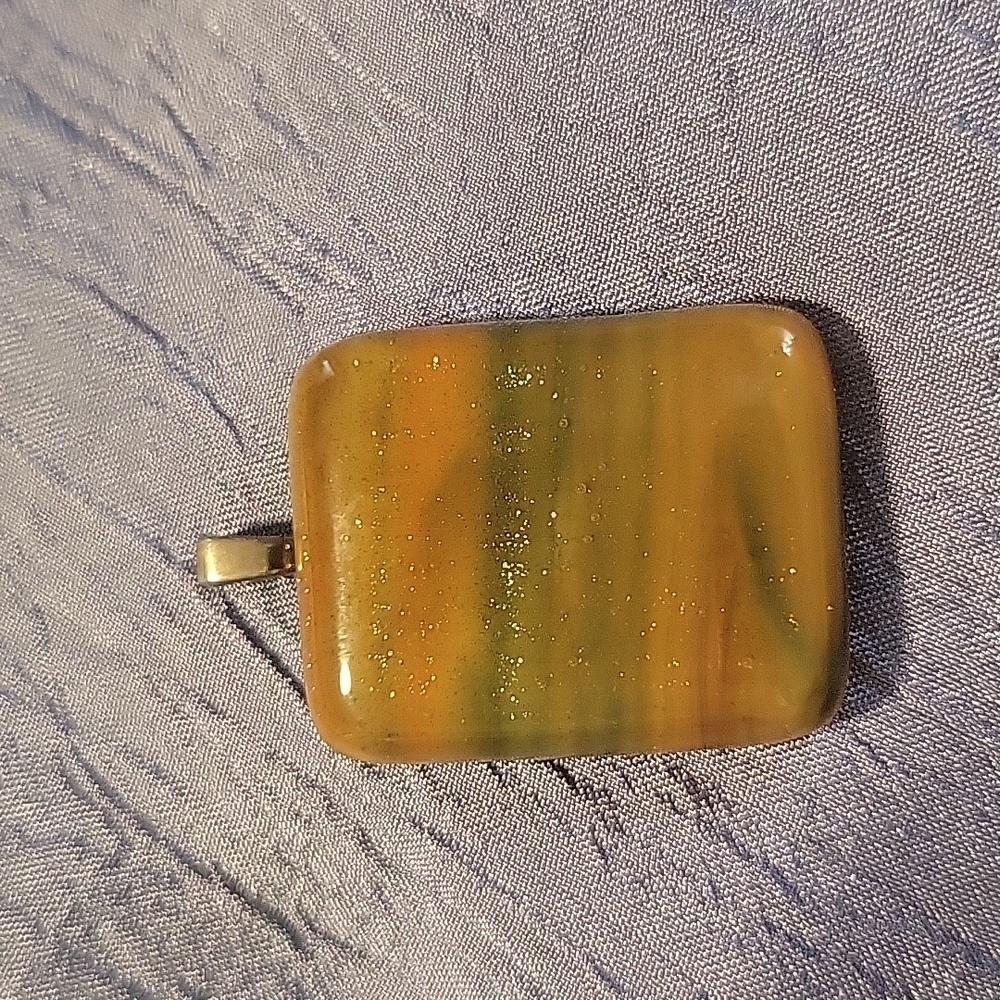 Handcrafted Blown Glass Pendant